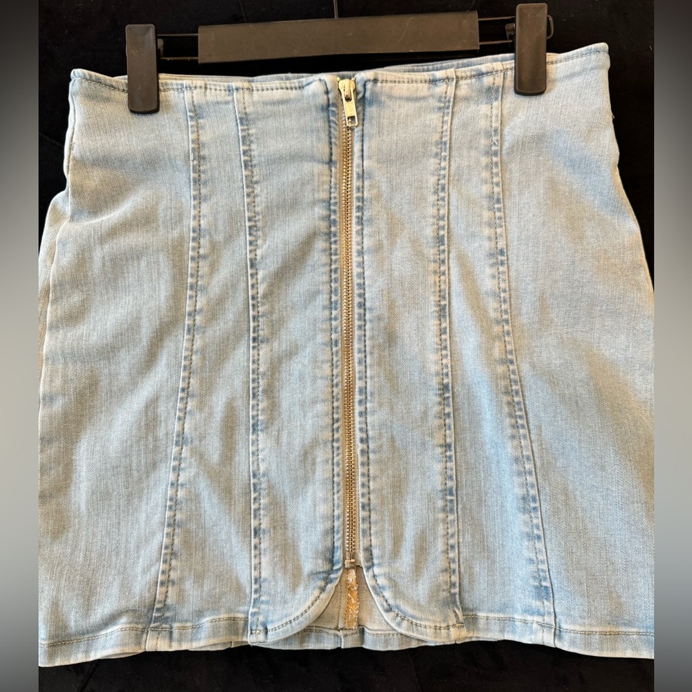 Free People Jean skirt size 2